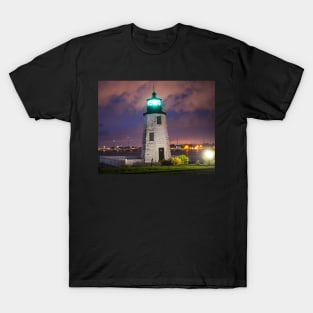 Goat Island Lighthouse Newport RI T-Shirt